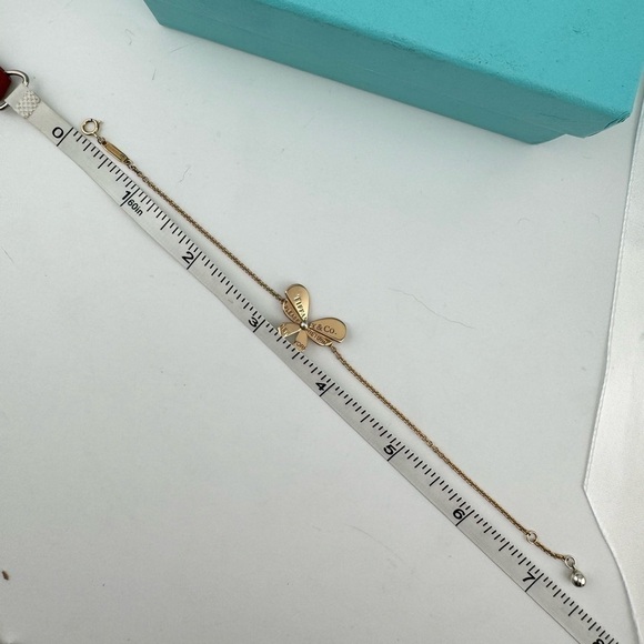 Tiffany & Co. Love Bugs Butterfly Bracelet 18k Rose Gold - Picture 9 of 10